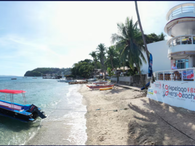 arkipelago divers and beach front